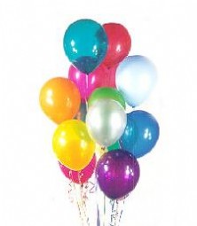  Ankara Pnarba Mahallesi sevgilime hediye iek  19 adet karisik renkte balonlar 